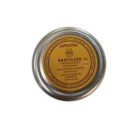 Apivita Pastilles Παστίλιες με Θυμάρι & Μέλι για τον Πονεμένο Λαιμό, 45gr
