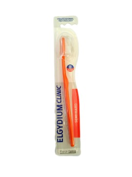 Elgydium Clinic Semi-Hard 25/100 Οδοντόβουρτσα Μέτριας Σκληρότητας Ιδανική για Καθημερινή Χρήση, 1 τεμάχιο ,Orange