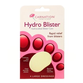 Carnation Hydrocolloid Blister Care,Επιθέματα από Υδροκολλοειδές για Γρήγορη Ανακούφιση από τις Φουσκάλες,  4 τεμάχια