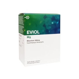 Eviol Magnesium Συμπλήρωμα Διατροφής Μαγνησίου 350mg, 30caps