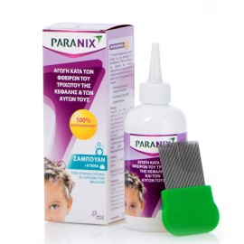 Paranix Shampoo Σαμπουάν Aγωγή που εξαλείφει Ψείρες & Κόνιδες, Κατάλληλο από 2 ετών, 200ml
