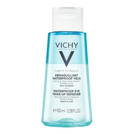 Vichy Purete Thermale Waterproof Eye Make-up Remover Ντεμακιγιάζ Ματιών για Αδιάβροχο Μακιγιάζ, 100ml