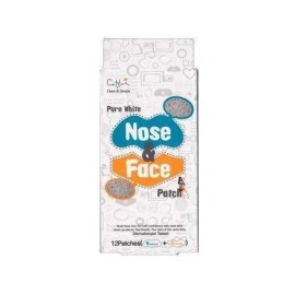 Cettua Clean & Simple Pure White Nose & Face Patch Επιθέματα για το Πρόσωπο, 12 τεμαχια