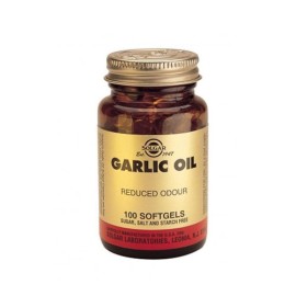 Solgar Garlic Oil Συμπλήρωμα Διατροφής με Αγνό Σκορδέλαιο για Μείωση της Υψηλής Πίεσης - Αντιβακτηριακές, Αντιμυκητισιακές & Αντιβιοτικές Ιδιότητες, 100veg.caps