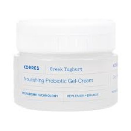 Korres Greek Yoghurt Nourishing Probiotic Gel-Cream Κρέμα Ημέρας Πλούσιας Υφής για Ξηρές Επιδερμίδες για Ενυδάτωση με Προβιοτικά, 40ml