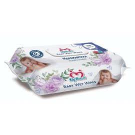 MY HEART  BABY WET WIPES ,ΜΩΡΟΜΑΝΤΗΛΑ 100τμχ