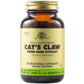 Solgar Cat’s Claw Inner Bark Extract Συμπλήρωμα Διατροφής Αντιοξειδωτικές & Αντιφλεγμονώδεις Ιδιότητες για Τόνωση στο Ανοσοποιητικό Σύστημα, 60veg.caps