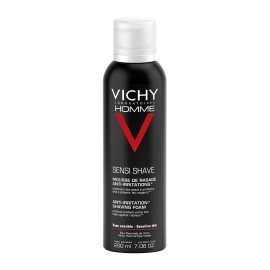 Vichy Homme Αnti Irritation Shaving Foam Αφρός Ξυρίσματος για Ευαίσθητες Επιδερμίδες, 200ml