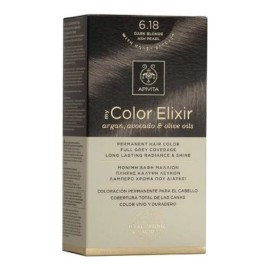 Apivita My Color Elixir Μόνιμη Βαφή Μαλλιών No 6.18 Ξανθό Σκούρο Σαντρέ Περλέ, 1 τεμάχιο