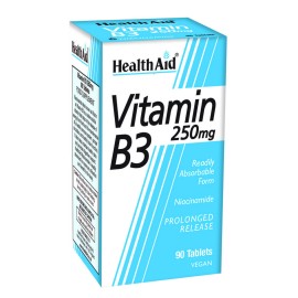 HEALTH AID Vitamin B3 (Niacin) 250mg tablets 90s