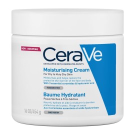 Cerave Moisturizing Cream Ενυδατική Κρέμα Σώματος & Προσώπου για Ξηρό/Πολύ Ξηρό Δέρμα, 454gr