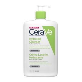 Cerave Hydrating Cleanser Κρέμα Καθαρισμού για Κανονικό έως Ξηρό Δέρμα, 1000ml