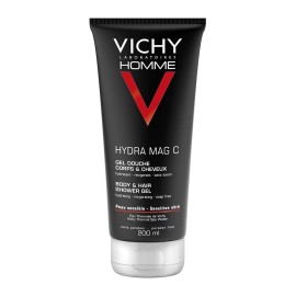 Vichy HOMME for Man Hydra MAG - C Shower Gel Ανδρικό Τονωτικό Gel Ντους για σώμα & μαλλιά, 200ml