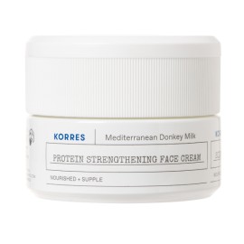 Korres Protein Strengthening Face Cream Ενισχυμένη Κρέμα Προσώπου με Γάλα Γαϊδούρας, 40ml