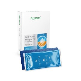 Rowo Κομπρέσα Κρυοθεραπείας/ Θερμοθεραπείας με Velcro και Ελαστική Ταινία Στερέωσης 12x29cm, 1τεμ