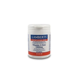Lamberts Vitamin C Time Release 1000mg Συμπλήρωμα Διατροφής Βιταμίνη C για Τόνωση του Οργανισμού & Ενίσχυση του Ανοσοποιητικού Συστήματος, 30tabs
