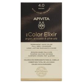 Apivita My Color Elixir Μόνιμη Βαφή Μαλλιών No 4.0 Καστανό, 1τεμ