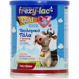 Frezylac Gold 2 Βιολογικό Γάλα για Βρέφη από τον 6ο έως τον 12ο Μήνα, 400gr