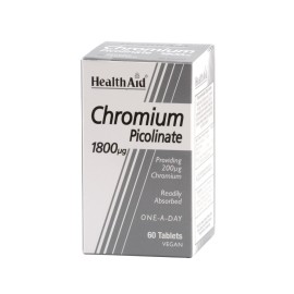 HEALTH AID CHROMIUM Picolinate 60tabs