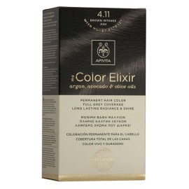 Apivita My Color Elixir Μόνιμη Βαφή Μαλλιών No 4.11 Καστανό Έντονο Σαντρέ, 1 τεμάχιο