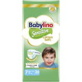 Babylino Sensitive No.7 Value Pack (15+kg) Βρεφικές Πάνες, 36τεμ