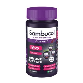 Olvos Sambucol Black Elderberry Kids & Vitamin C, 30gummies