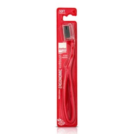Intermed Professional Toothbrush Soft (4600), Οδοντόβουρτσα Μαλακή σε Κόκκινο Χρώμα, 1 τμχ