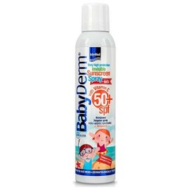 Intermed BabyDerm Invisible Sunscreen Spray SPF50+ for Kids Διάφανο Αντηλιακό Σπρέι Πολύ Υψηλής Προστασίας για Παιδιά, 200ml