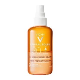 Vichy Ideal Soleil Enhanced Tan Protective Solar Water SPF30  για Λαμπερό Μαύρισμα , 200ml
