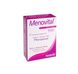 Health Aid Menovital Hormonal Balance, Συμπλήρωμα για την Εμμηνόπαυση, 60tabs