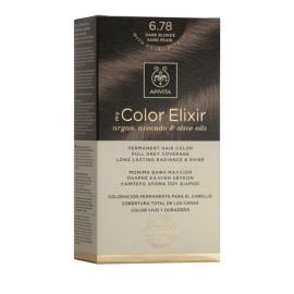 Apivita My Color Elixir Μόνιμη Βαφή Μαλλιών No 6.78 Ξανθό Σκούρο Μπεζ Περλέ, 1 τεμάχιο