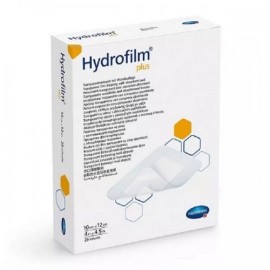Hartmann Hydrofilm Plus (10cm x 12cm) Επίθεμα Μεμβράνης Διαφανές με Γάζα, 25τεμ