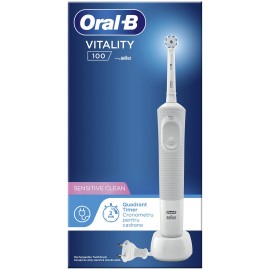 OralB Vitality 100 Sensitive Clean Ηλεκτρική Οδοντόβουρτσα, 1 τεμάχιο