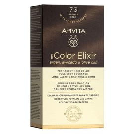 Apivita My Color Elixir Νο 7.3 Βαφή Μαλλιών Ξανθό Χρυσό με Έλαια Άργκαν, Αβοκάντο & Ελιάς, 1τεμ