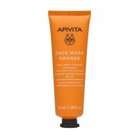 Apivita Face Mask Orange Μάσκα Λάμψης Προσώπου με Πορτοκάλι για Όλους τους Τύπους Επιδερμίδας, 50ml